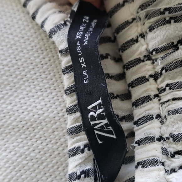 Zara Off-the-shoulder Cotton Dress XS - Picture 5 of 6